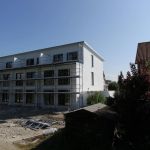 Haus mit Garage von Südwesten