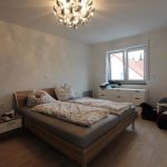 Schlafzimmer fertig eingerichtet